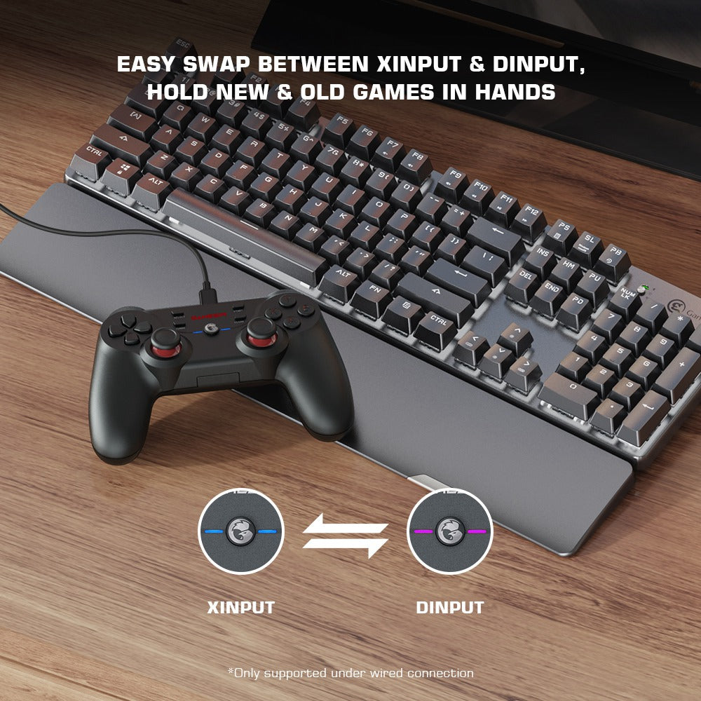GAMESIR T3S Bluetooth Game Controller Wireless/Wired Joystick Gamepad for Nintendo Switch/TV Box/PC/Android Phone/iOS Phone GAMESIR T3S Bluetooth Game Controller Wireless/Wired Joystick Gamepad for Nintendo Switch/TV Box/PC/Android Phone/iOS Phone